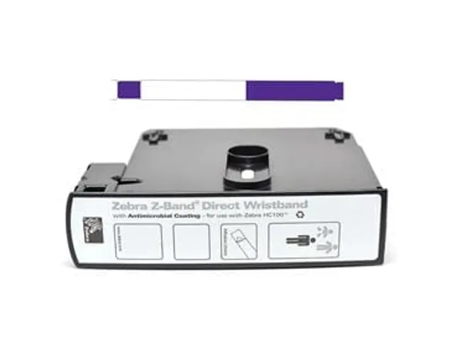 Zebra Z-Band Direct 10006995-4K PURPLE pre-print 25x279mm 1200 stuks