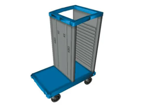 Ecolab Vario Maxx Basiselement halve module zonder handvat Blauw