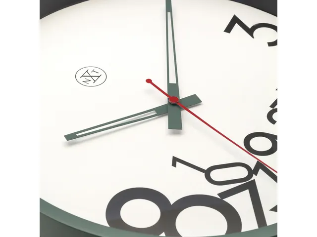 Horloge murale 30cm - Silencieux - Plastique - nXt Dropped Numbers