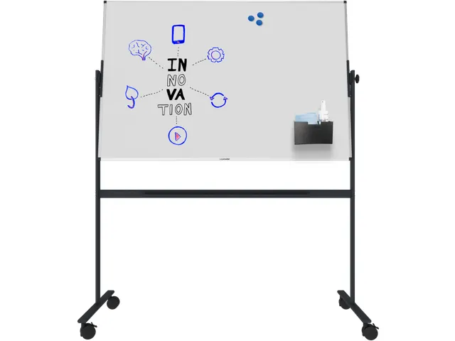 Tableau blanc Legamaster UNITE Inclinable 100x150cm Base noire