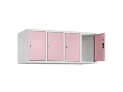 opzetkast,v. locker,4vak.,vak B 300mm,HxBxD 500x1200x500mm