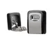 Sleutelkluis met combinatieslot 11.9 x 8.5 x 3.6cm Zwart Grijs