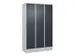 locker voor scheiding van kleding,HxBxD 1950x1200x500mm,3vak