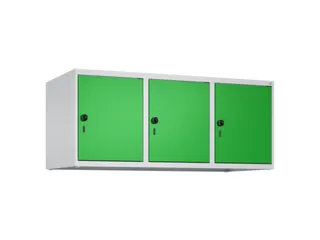 opzetkast,v. locker,3vak.,vak B 400mm,HxBxD 500x1200x500mm - 2
