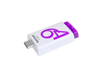 USB stick 3.2 Philips Click USB-C 64GB paars - 3
