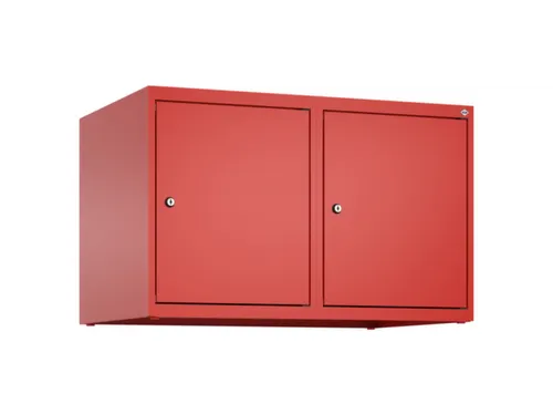 opzetkast,v. locker,2vak.,vak B 400mm,HxBxD 500x800x500mm,cilinderslot