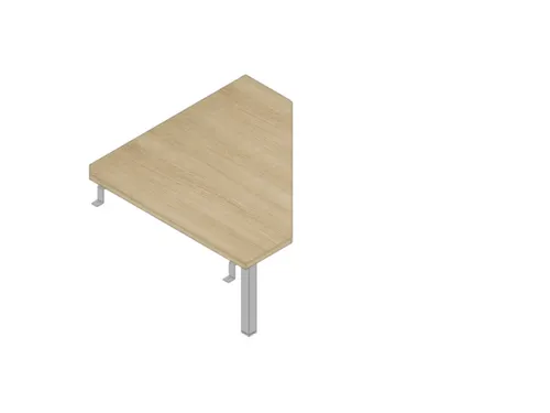 koppelelement voor bureau,90 °,HxBxD 680-760x840x840mm,v. 4voeten