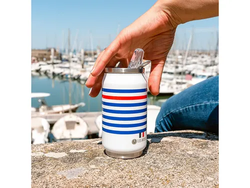 Thermosbeker Les Artistes Paris blik 280ml Sailor met rietje