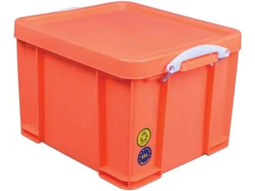 Opbergdoos 35 Liter Neonoranje