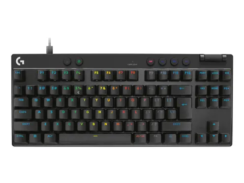 Clavier de jeu filaire USB Logitech G PRO X TKL RAPID QWERTY US noir