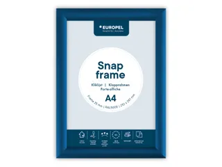 Europel Kliklijst Premium A4 25 mm Blauw - 1