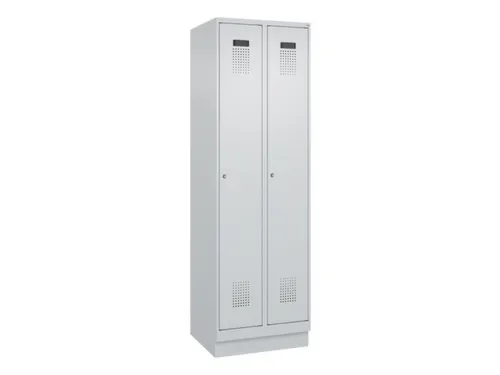 locker,HxBxD 1950x600x500mm,2vak,vak B 300mm,cil.-slot,sokkel