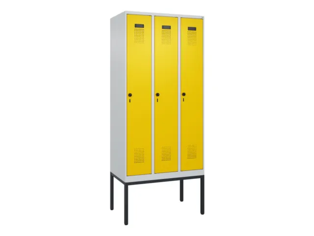 locker voor scheiding van kleding,HxBxD 2120x900x500mm,3vak