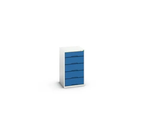 ladekast HxBxD 900x525x550mm 5laden romp RAL7035 front RAL5010