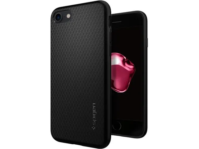 Spigen Case 042CS20511 iPhone SE 2020/8/7 Liquid Air Armor zwart