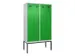 locker voor scheiding van kleding,HxBxD 2120x1200x500mm,4vak