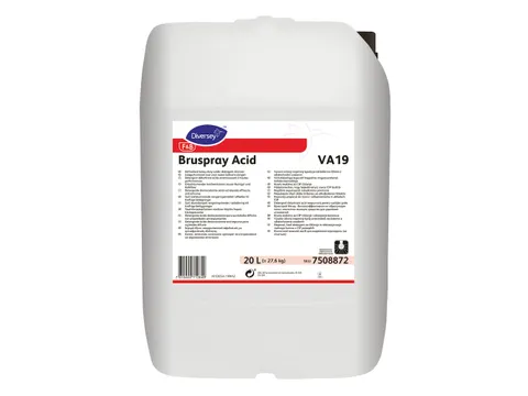 Diversey Bruspray Acid VA19 ontkalker laagschuimend Can 20 Liter