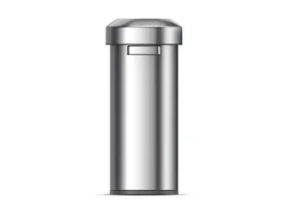 Urban Open Top Afvalbak 60 Liter Mat RVS - 4