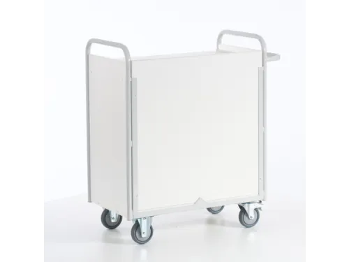 Dossierwagen 150kg 3 Etages H 1070mm 800x490mm Ral7035
