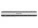 Liniaal Westcott aluminium 20cm met anti slip