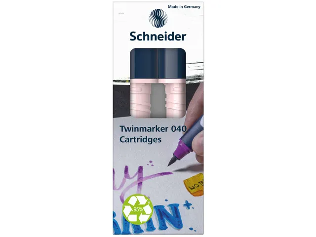 Twinmarker Schneider cartridge Paint-It 040 licht roze 132
