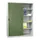 schuifdeurkast,HxBxD 1950x1500x600mm,RAL7035,front RAL6011