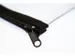 Trousse Kangaro transparent 125x200mm, fermeture éclair noir