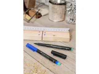 Marker Faber-Castell Multimark permanent M zwart - 8