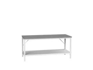 werkbank,HxBxD 780-930x2000x800mm,linoleumblad,4voeten - 1