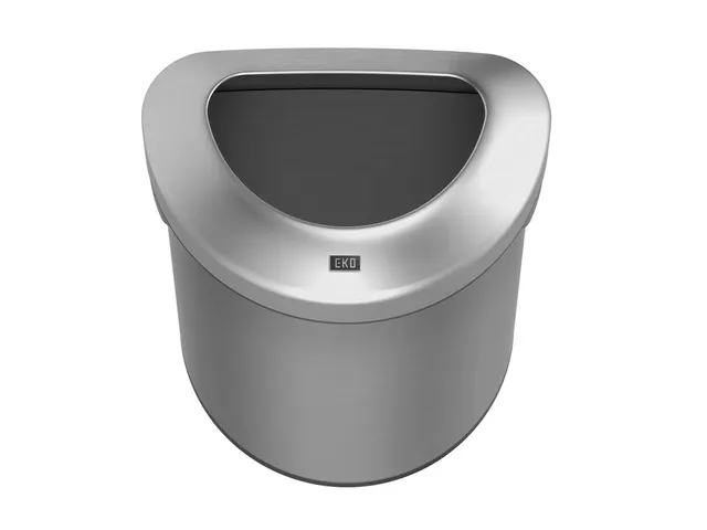 Afvalbak Urban half rond 80 Liter Mat RVS