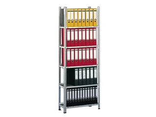 Schroefstelling Basisveld 1850x754x304mm 5legborden 95kg Ral7035 - 2