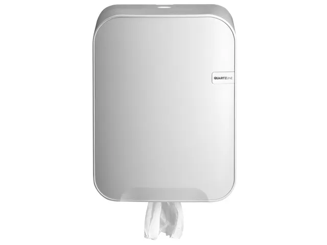 Poetspapierdispenser Quartzline Q16 medium wit 441104