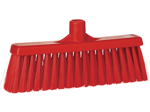 Hygiene 3166-4 veger met rechte nek medium vezels rood 310mm