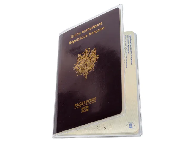Etui de protection pour passeport 2 volets PVC