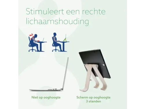 RGOTPW Treepod laptop- en tabletstandaard biobased Wit