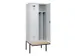 locker met bank,voor scheiding van kleding,HxBxD 2120x800x815mm,2vak