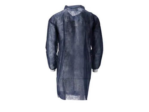 Bezoekersjas Non Woven Blauw Maat M 100 Stuks
