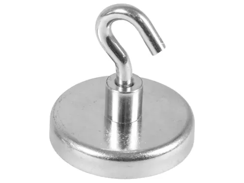 haak,Ø 47mm,zilverkleurig,RVS/hard ferriet