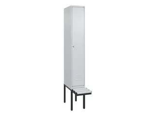 locker met bank,HxBxD 2120x300x815mm,1vak,vak B 300mm,cil.-slot - 1