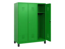 schoollocker,HxBxD 1630x1200x500mm,3vak,vak B 400mm,cil.-slot,voeten