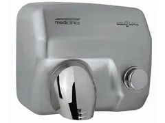 Sèche-mains à bouton poussoir E05CS(Saniflow) Acier inoxydable