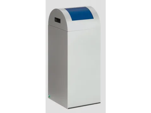 Afvalverzamelaar Zelfblussend 60 Liter 800X320X320Mm Klemring Blauw