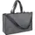 Bureautas Juscha voor hybride werken donker grijs 50x28x15cm