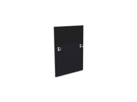 baliepaneel v. bureau aanbouw links B 800mm MS-donkergrijs beige