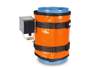 Verwarmingsmantel,V. 30L Vat,Buiten Glasvezel/Silicone,Oranje - 1