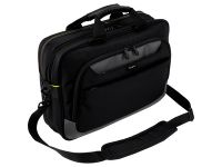 CityGear 15.6 inch Topload Case laptoptas zwart polyester