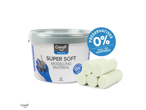 Klei Creall supersoft wit 1750gram