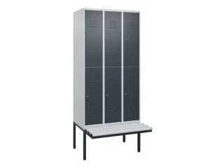 Dubbeldekse dekenkist,HxBxD 2120x900x815mm,3x2vak.,vak B 300mm - 1
