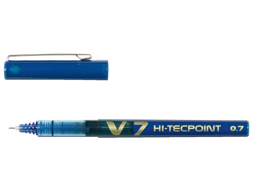 Rollerpen Pilot Hi-Tecpoint V7 0.7mm Medium punt Blauw
