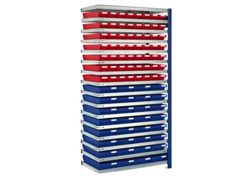 zichtbakkenstelling,aanbouwveld,HxBxD 2000x1003x400mm,88bakken